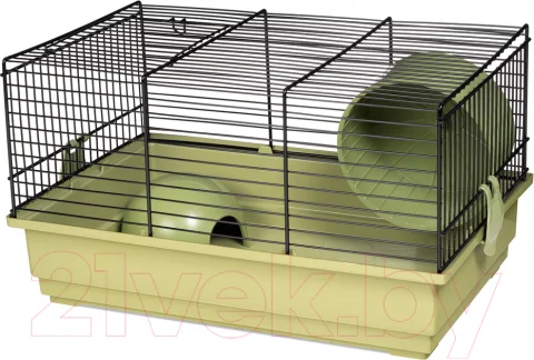 Клетка для грызунов Voltrega 001913N/olive (оливковый)