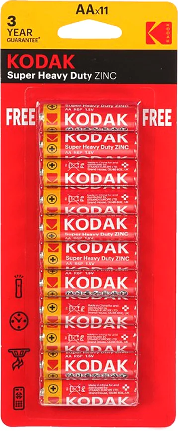 Комплект батареек Kodak Б0029116 (11шт)