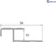 Уголок под плитку Profiling Алюминиевый ПО-02 (2.7м, черный) — фото 4