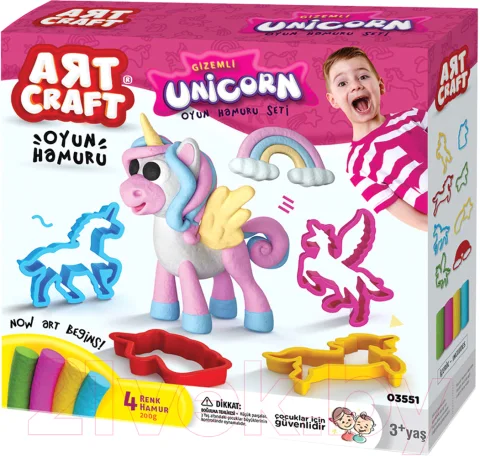 Набор для лепки Aяt Craft Единороги 03551/ОР