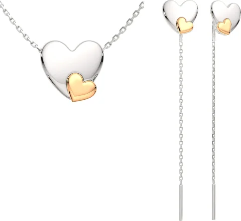 Комплект ювелирных украшений из серебра ZORKA 0540412.G14K.ZZ 45см, 0300412.G14K.ZZ