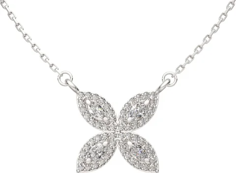 Колье из серебра ZORKA 0550068.ZZ (45см, с фианитами)