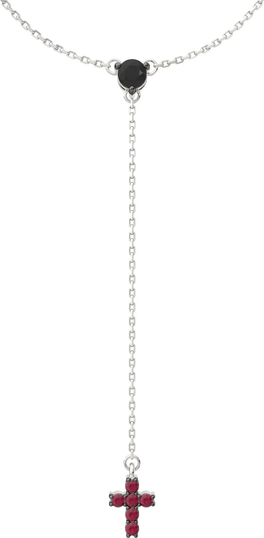 Колье из серебра ZORKA 05501350 (40см, с фианитами)