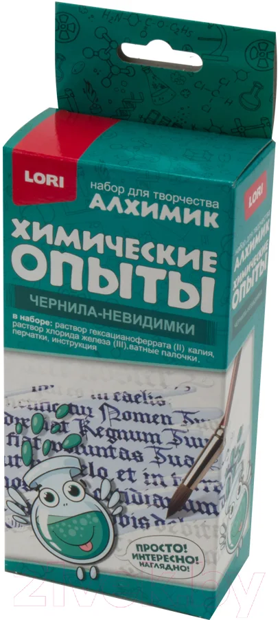 Набор для опытов Lori Химические опыты. Чернила-невидимки / Оп-076