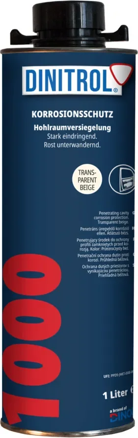 Средство от коррозии Dinitrol Для скрытых полостей / 1000 (1л, прозрачно-бежевый)