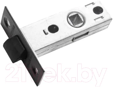 Защелка врезная Lockstyle 100PVC AL6 (черный матовый)