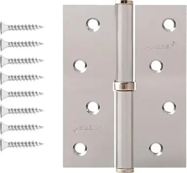 Петля дверная Avers 100x75x2.5-B-CR-L