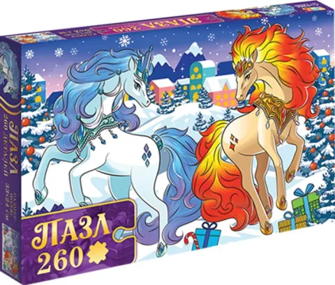 Пазл Puzzle Time Зимние лошадки / 10885668