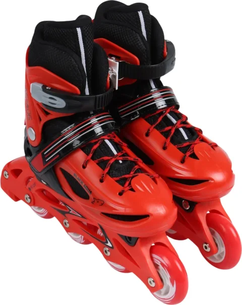 Ролики-коньки Black Aqua 10964202 (р.34-37, красный)