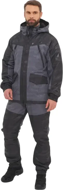 Костюм для охоты и рыбалки Huntsman Горка Люкс -10°C Серый Breathable (р.48-50/170-176)