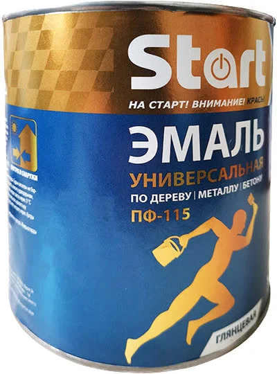 Эмаль START ПФ-115 (800г, светло-голубой)