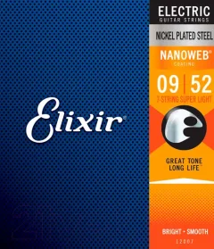 Струны для электрогитары Elixir Strings 12007 9-52 7-String — фото 5