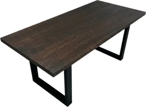 Обеденный стол Iva-Wood 120x70 Венге (край прямой, подстолье металл П-обр.)