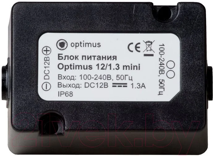 Блок питания для камеры видеонаблюдения Optimus 12/1.3 mini