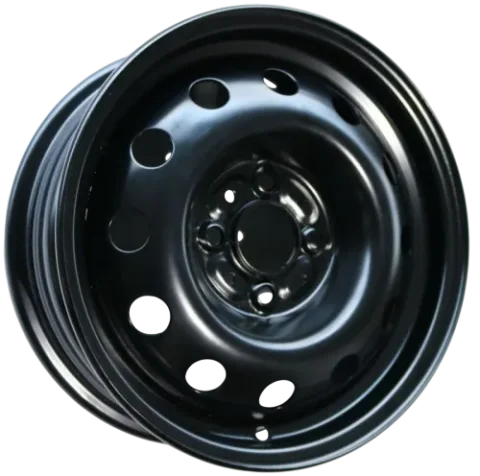Штампованный диск Magnetto 13004 AM 13x5" 4x114.3мм DIA 69.1мм ET 25мм Black