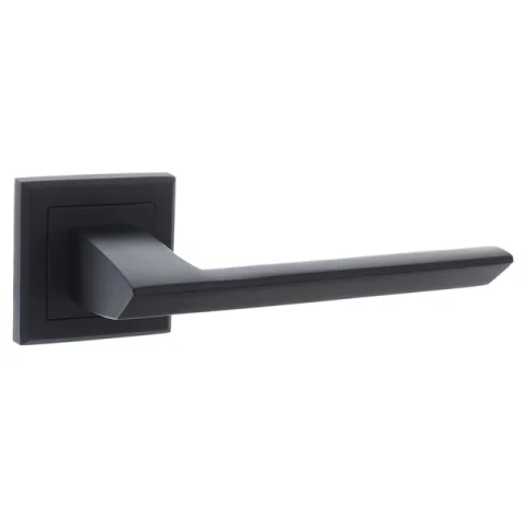 Защелка с ручками Lorena 139BI/45 (черный, механизм С45)