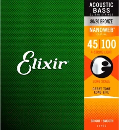 Струны для акустической гитары Elixir Strings 14502 45-100 — фото 5