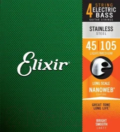 Струны для бас-гитары Elixir Strings 14677 45-105 4-Strings — фото 7