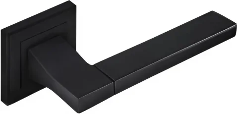 Защелка с ручками Lorena 147BI/45 (черный, механизм С45)