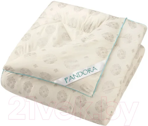Одеяло PANDORA Овечья шерсть тик стандартное 172x205