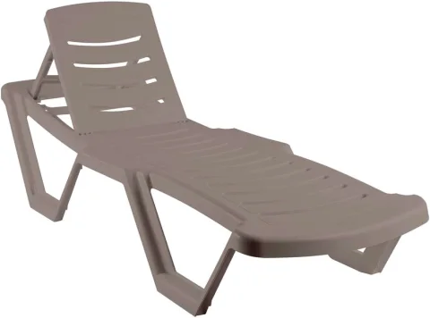 Шезлонг Ellastik Plast Элластик лм 187x63.5x32 (капучино)