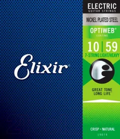Струны для электрогитары Elixir Strings 19074 / 10-59 7-String — фото 3