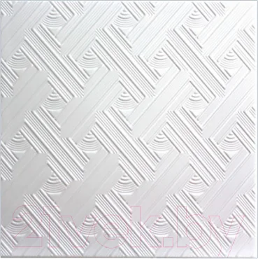 Потолочная плита SOLID С2007 из экструдированного пенополистирола (500x500, 8 шт.уп. белый)