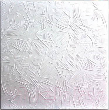 Потолочная плита SOLID С2042 из экструдированного пенополистирола (500x500, уп.8шт, белый)