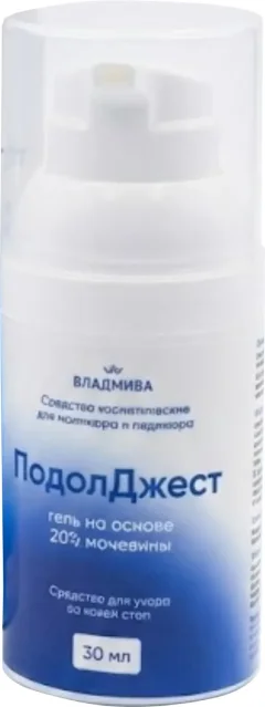 Гель для ног ВладМиВа ПодолДжест 20% мочевины (30г) — фото 1