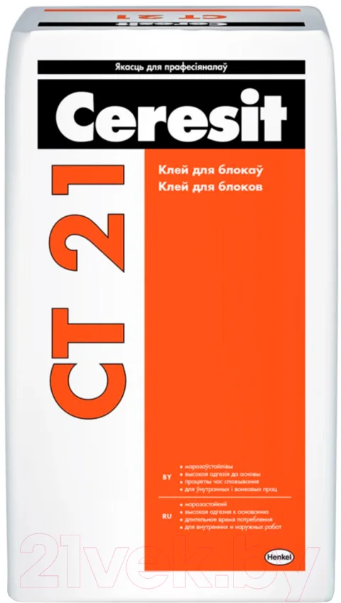 Клей для блоков Ceresit СТ 21 (25кг)