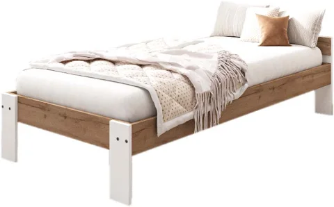 Односпальная кровать EcoWood Денвер-2 80х180 / ECO.001.00056.80-180.376WML/101SE