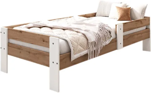 Односпальная кровать EcoWood Сидней-2 80х200 / ECO.001.00054.80-200.376WML/101SE