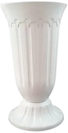 Ваза садовая Эльфпласт Флавия ЕР283 (2л, белый) — фото 2