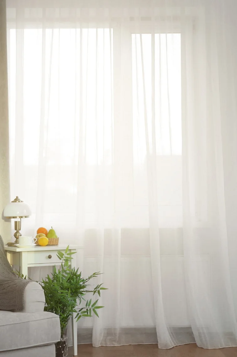 Гардина Soft Lines 306 (600x270, белый лен)