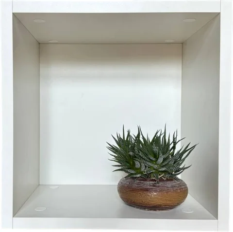 Полка ML Smart Group Свирь 35x25x35 (фарфор белый)