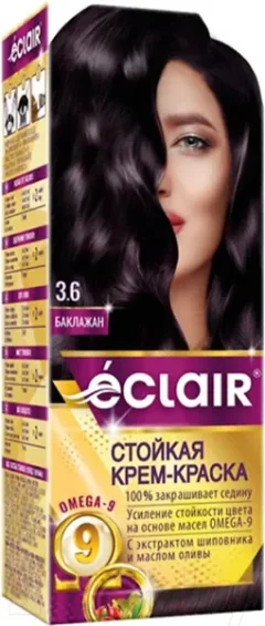 Крем-краска для волос Eclair 3.6 (баклажан) — фото 3