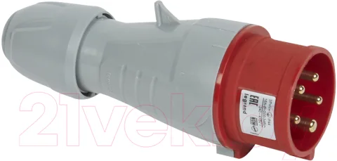 Вилка силовая Legrand 3Р+N+E IP44 16А 380V / 90119