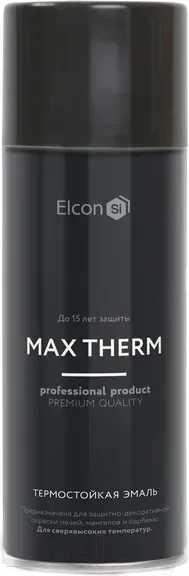 Эмаль Elcon Термостойкая до 400C (520мл, синий) — фото 7