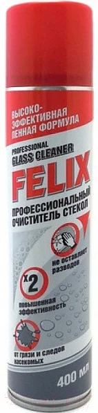 Очиститель стекол FELIX аэрозоль / 411040002 (400мл)
