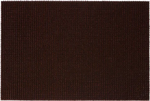 Коврик грязезащитный VORTEX Травка 45x60 / 24101 (темно-коричневый)