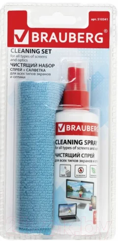 Набор для чистки электроники Brauberg 510341 (100мл) — фото 1