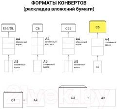Набор конвертов почтовых Курт Куда-Кому С5 / 124199 (50шт) — фото 3