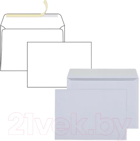 Набор конвертов для цифровой печати Курт С5 / 128289 (1000шт)