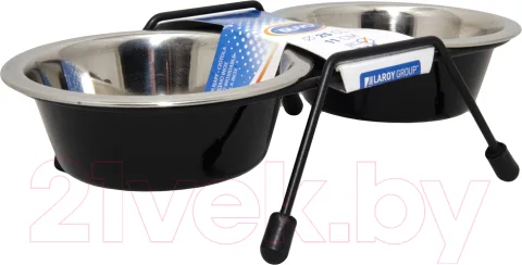 Набор мисок для животных Duvo Plus 52020330 (черный)