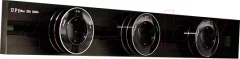 Трековая розетка Track socket Шинопровод 60см + 3 Евро розетки (черный) — фото 1
