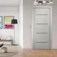 Дверной блок SMART Орион комплект 60x200 (перламутр/стекло серебристое) — фото 5
