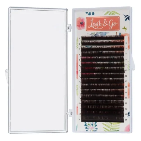 Ресницы для наращивания Lash&Go Микс 6-10мм D 0.07мм (16 линий, эспрессо)