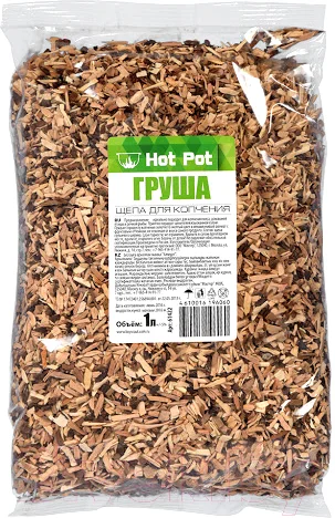 Щепа для копчения Hot Pot Груша / 61422 (1л)
