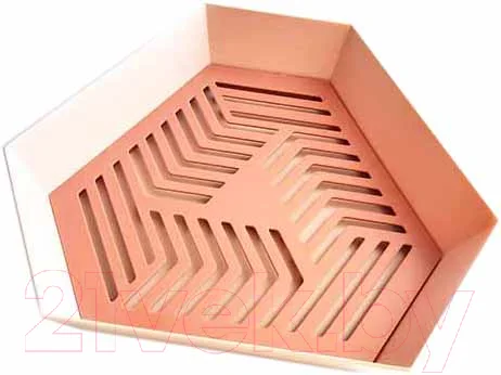 Фруктовница MONAMI 6560 (светло-розовый)