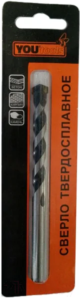 Сверло Yourtools 6x200мм Твердый сплав